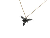 3-point (star) Ninja Pendant : Black